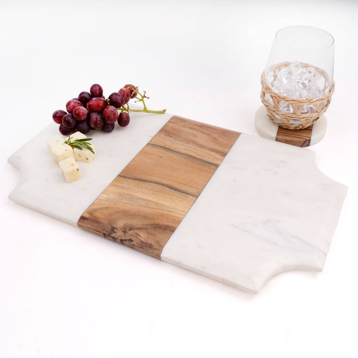 Marble & Wood Serving Board