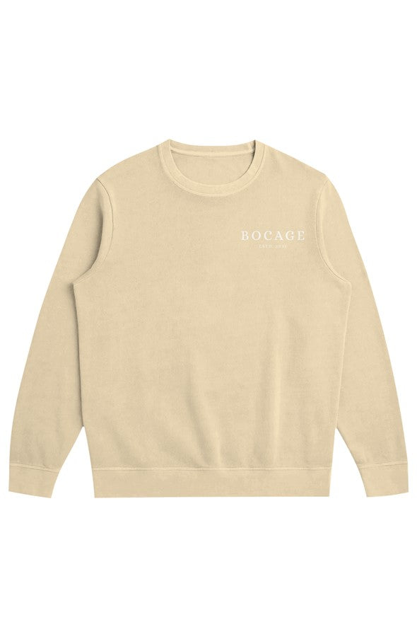 Midweight Organic French Terry Crew