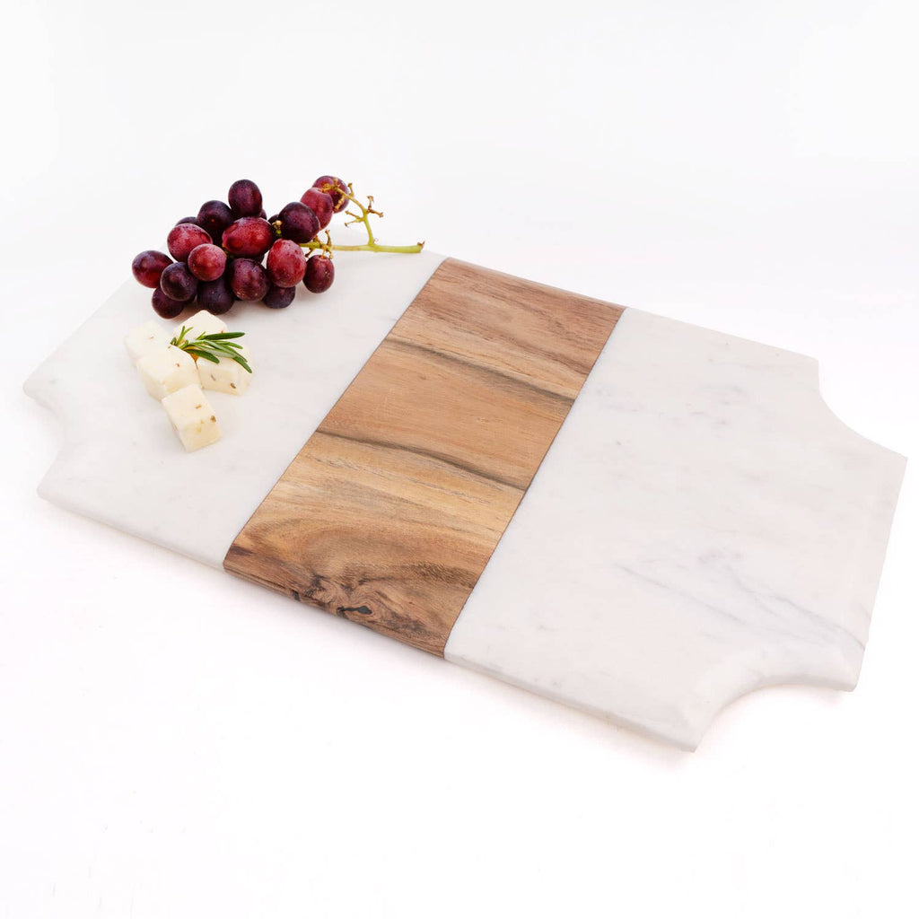 Marble & Wood Serving Board