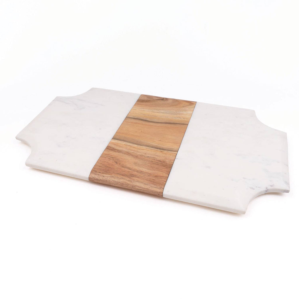 Marble & Wood Serving Board